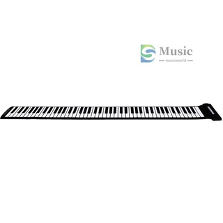[en Stock] USB 88 teclas MIDI Roll up teclado electrónico Piano silicona Flexible profesional (9)