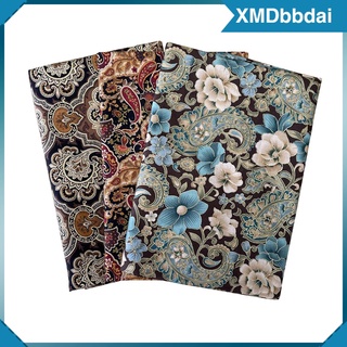 3x diy tela floral de algodón patchwork para diadema de costura hecha a mano