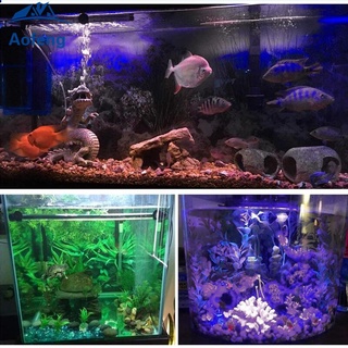 (gorgeous) luz de tanque de peces con soportes extensibles 3 modos de iluminación luz de acuario