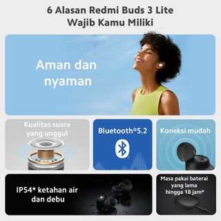 Xiaomi Redmi Buds 3 Lite TWS True inalámbrico Bluetooth 5.2 auriculares