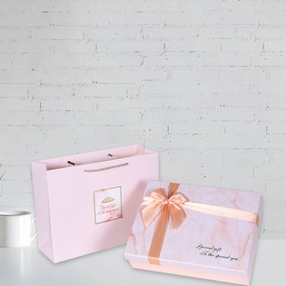 cel_pink bow cajas de papel de embalaje recuerdo fiesta boda caramelo favor bolsa de regalo