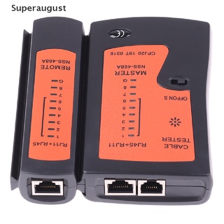 Superaugust RJ45 Network Cable lan tester RJ45 RJ11 RJ12 CAT5 UTP LAN Cable Tester Tool .