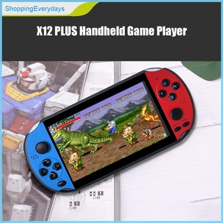 (ShoppingEverydays) Consola de juegos portátil 2020 X12PLUS de 8 gb de 2000 juegos incorporados para PSP Game Player