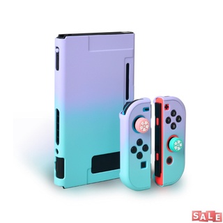 Color degradado NS caso de protección colorido cubierta Shell para Nintendo Switch consola Joystick Joycon Nintendo Switch accesorios