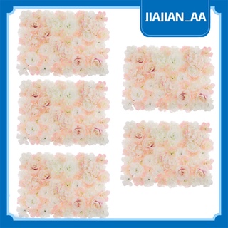 [jiajian_aa] 5 pzs Flores artificiales decoración De pared-40x60 cm/paneles De Flores Decorativas De Seda/Flores De pared/fiestas/bodas