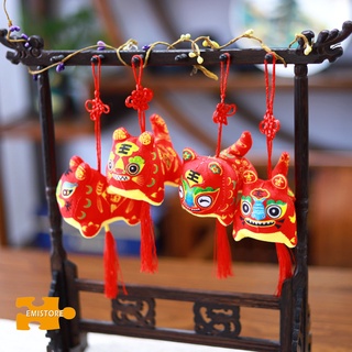 emistore tigre mascota muñeca festiva coleccionable año nuevo regalo adornos de escritorio zodiaco chino tigre para decoración