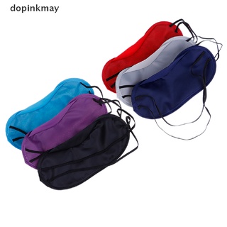 dopinkmay 10pcs máscara de ojos suave acolchado viaje noche dormir venda de ojos ayuda al sueño cubierta co