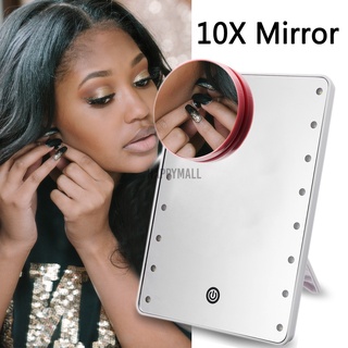 1 pza espejo redondo de maquillaje para mujer/espejo de aumento de poros con dos ventosas