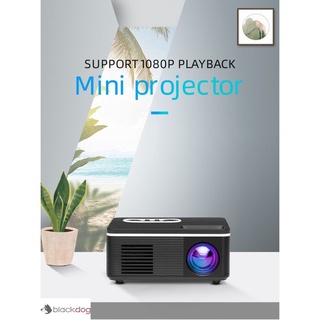 S361 Mini proyector de Video LED Multimedia HD LCD 1080P HDMI USB TF cine en casa BL