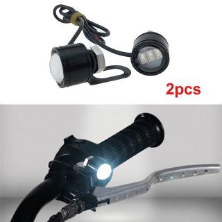 2 pzs foco de luz LED/faro de niebla para manubrio de Motocicleta (2)
