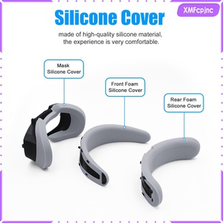 [xmfcpjnc] Silicone VR Face Pad For Oculus Rift S Replacement Pad Soft Accessories