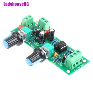 [LadyhouseHG] Single Supply Low Pass Filter Board Subwoofer Preamp Board 2.1 Channel Dc10-30V (1)