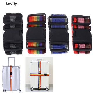 kaciiy correa de equipaje cruzada cinturón de embalaje 180 cm ajustable hebilla de viaje cinturones co