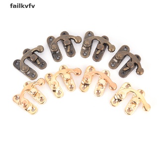 failkvfv 10 piezas de bloqueo de metal con hebilla curvada, cierre de cuerno, gancho, accesorios co