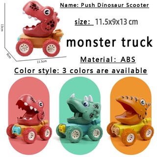 Gran tamaño monstruo camión dinosaurio juguete coche Tyrannosaurus Rex Pterodactyl Triceratops coche juguetes para niños de dibujos animados coche de juguete de alta calidad Material ABS (3)