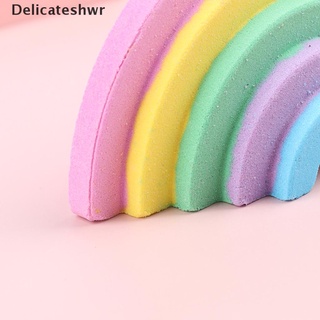 [delicateshwr] natural cuidado de la piel nube arco iris baño sal exfoliante hidratante suministros de baño caliente