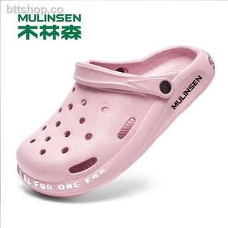 Zapatos de cueva Mulinsen, zapatos de mujer, verano 2021, nuevos zapatos de playa antideslizantes Baotou para parejas, sandalias y zapatillas, ropa exterior para mujer (6)