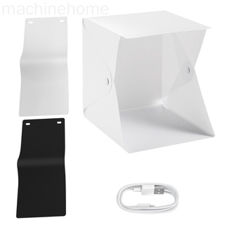 Caja de luz plegable Mini fotografía Lightbox plegable Softbox foto tiro tienda suave caja de luz machinehome (1)