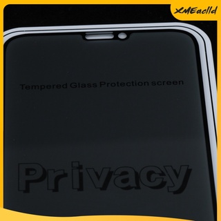 compatible para iphone xs privacy protector de pantalla de alta definición película de vidrio [antihuellas dactilares]