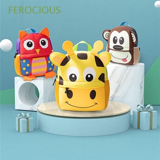ferocious lindo mochilas 3d animal kindergarten bolsa de la escuela bolsas nuevas de neopreno de dibujos animados bebé bolsas de la escuela niño mochila