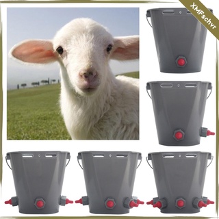 8l capacidad cabra\\\\'s cubo de leche granja cubo de alimentación para bebé cabra (1)