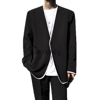 Xman chaqueta holgada para hombre/Manga larga/suave/Estilo Coreano/Casual