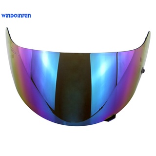 Windqinfen 5 colores opcional casco de motocicleta visera de alta flexibilidad casco de seguridad visera impermeable (1)