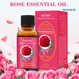 [winnie] aceite esencial de lavanda rosa fragancia masaje corporal hidratante alivio del estrés (6)