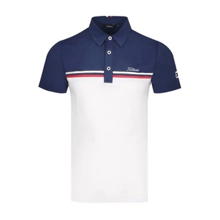tit golf shorts mangas hombres golf apprael hombres secado rápido golf camisetas