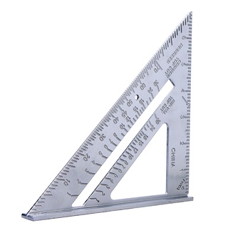 7 pulgadas de velocidad de aluminio cuadrado triángulo ángulo transportador herramienta de medición