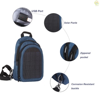S&T impermeable Panel Solar mochila de carga conveniente portátil bolsa de gran capacidad Daypack de viaje de negocios cargador Solar (2)