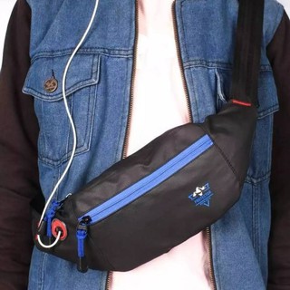 Waisbag Sling Bag Original hombres bolsa de cintura multifuncional impermeable azul/azul