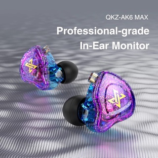 original qkz ak6 max in ear auriculares auriculares dinámicos controladores monitores auriculares