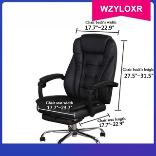 [Wzyloxr] funda resistente al agua para silla de oficina, respaldo alto, fundas para silla de ordenador giratoria Universal (1)