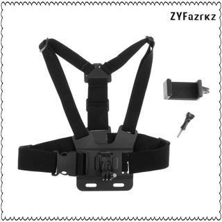 Chest Mount Harness Strap Phone Holder Outdoor Video for 4-4.5'' Mobile Phone