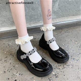 [attractivefinewell] Plataforma Lolita Zapatos De Estilo Japonés De Las Mujeres De Cuero Suave Tacón 2021 Señoras Estudiante Universitario Negro Mary Jane Goth Punk (7)