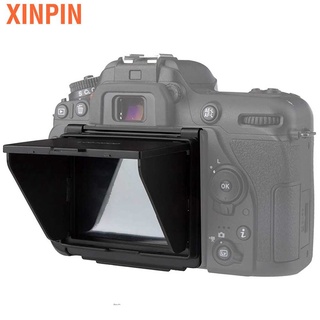 Xinpin cámara LCD Monitor pantalla plegable campana parasol cubierta protectora para Nikon D7500 sombra solar Scree