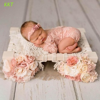 KKT-Silla Tejida Para Recién Nacidos , Diseño De Fotos , Cuna , Posando Cama Con Borlas