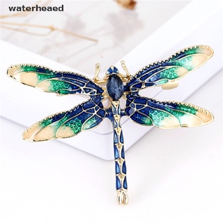（waterheaed） Charm Rhinestone Enamel Dragonfly Animal Brooch Pin Women Gift Jewelry On Sale