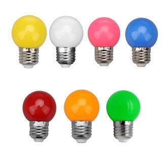 colorido globo bombilla e27 3w smd2835 led lámpara barra decoración del hogar iluminación
