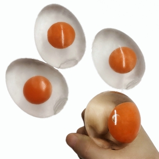 [pb] divertido huevo bola splat squishy juguetes alivio del estrés huevos yema bolas juguete