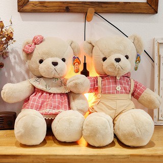 oso de peluche pareja oso muñeca juguete niña abrazo oso muñeca regalo día de los niños prensa cama ragdoll