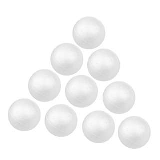10pcs White Polystyrene Foam Balls Styrofoam Sphere DIY Home Child Kids