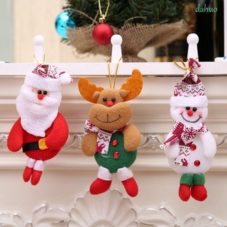 Muñeco De nieve dahua decorativo De santa claus Alce oso suave lindo colgante decoración De árbol De navidad colgante De peluche