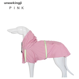 [unew] chubasqueros para perros/mascotas reflectantes/chaquetas impermeables a la moda para mascotas.