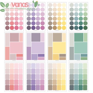 VANAS DIY Memo Pad Bookmark Paster Sticker Sticky Notes Tab Strip Office Supplies Colorful Label Stationery Key Points Loose-leaf/Multicolor