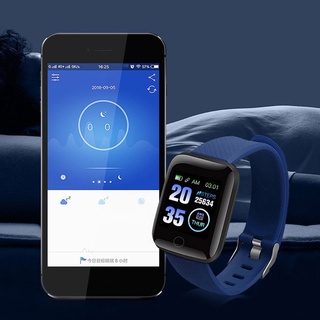 [Haoyun] 116plus Smart Fitness pulsera banda con medidor de presión de medición medidor de pulso deporte actividad Tracker reloj pulsera