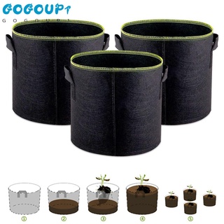 GOGOUP Home Flower Pot Garden Planting Container Plant Grow Bag Potato Seed Farm Basket Vegetable Felt