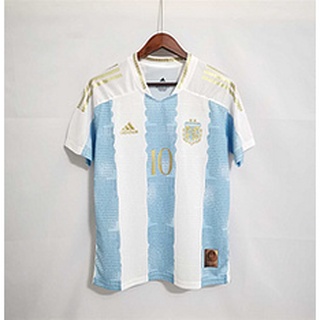 Jersey/camisa de fútbol Argentina 2021 Argentina azul/blanco edición conmemorativa (1)