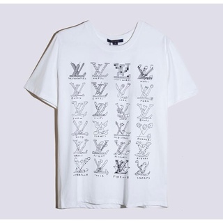 Nueva camiseta de letras de impresión de manga corta camiseta Casual unisex camisetas